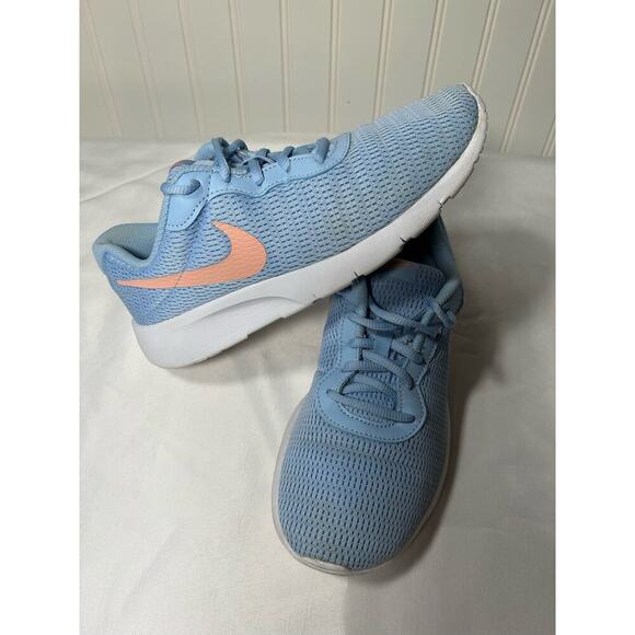 Nike Shoes - NIKE Tanjun (GS) Psychic Blue/Bleached Coral Shoe Youth Size 7Y